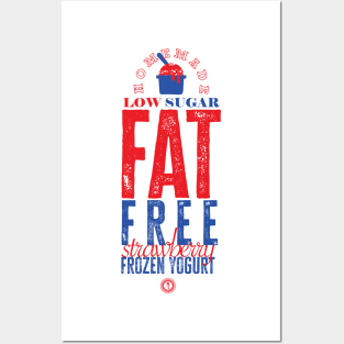 FAT FREE, Homemade Frozen Yogurt Posters and Art